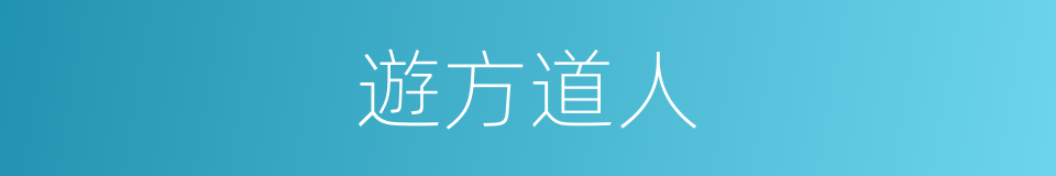遊方道人的同義詞