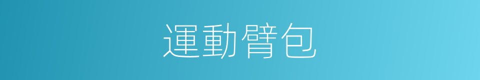 運動臂包的同義詞