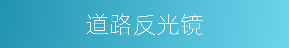 道路反光镜的同义词
