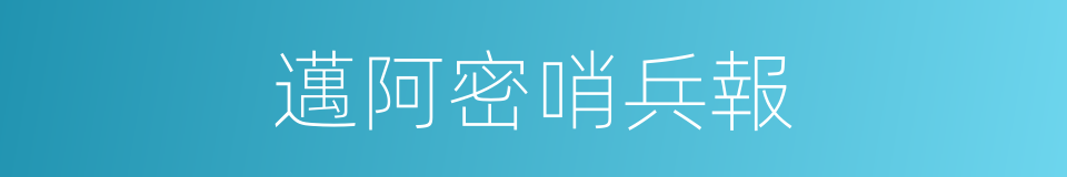 邁阿密哨兵報的同義詞