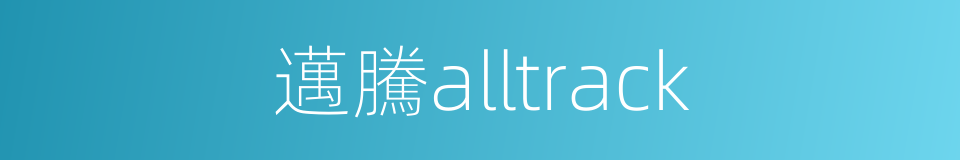 邁騰alltrack的同義詞