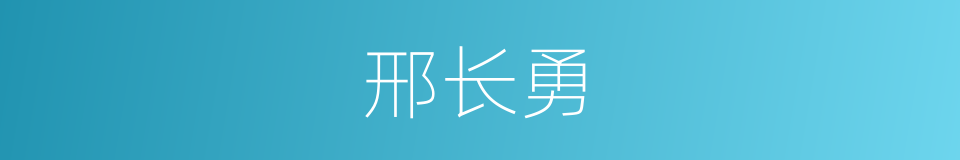 邢长勇的同义词