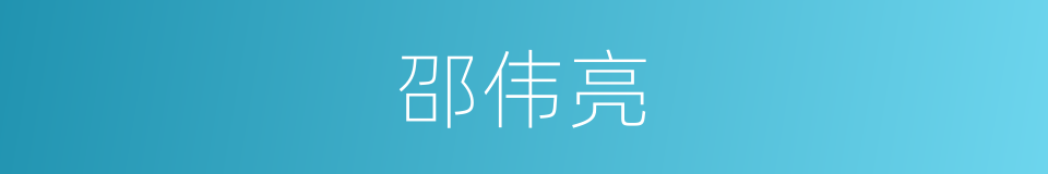 邵伟亮的同义词