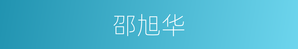 邵旭华的同义词