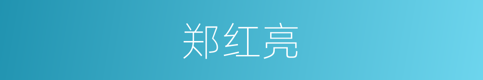 郑红亮的同义词