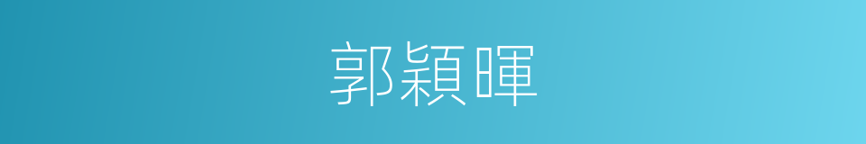 郭穎暉的同義詞