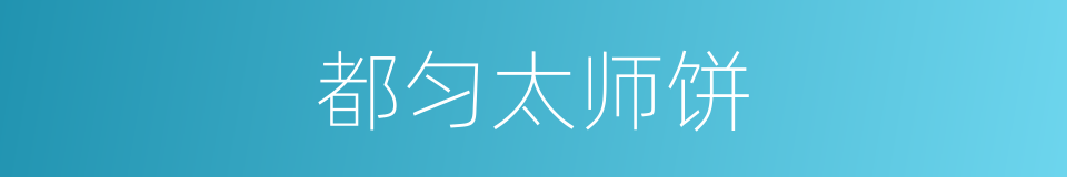 都匀太师饼的同义词