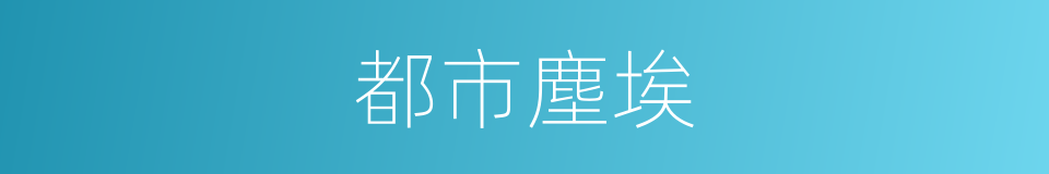 都市塵埃的同義詞