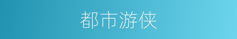 都市游侠的同义词