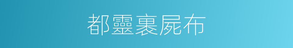 都靈裹屍布的同義詞