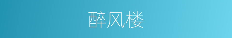 醉风楼的同义词