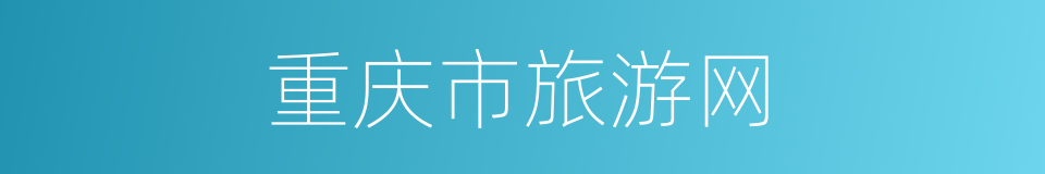 重庆市旅游网的同义词