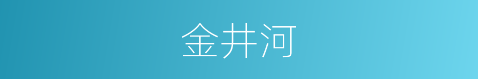 金井河的同义词