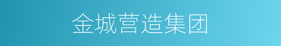 金城营造集团的同义词
