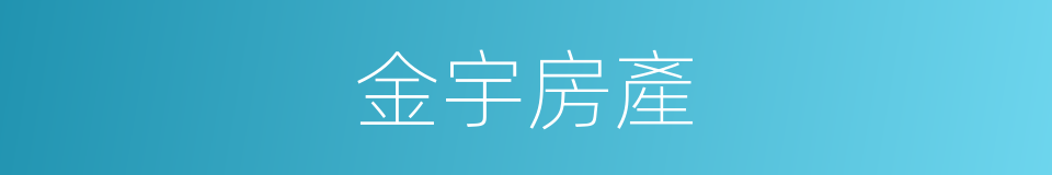 金宇房產的同義詞