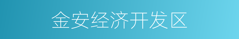 金安经济开发区的同义词