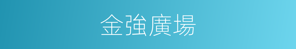 金強廣場的同義詞