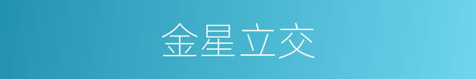 金星立交的同义词