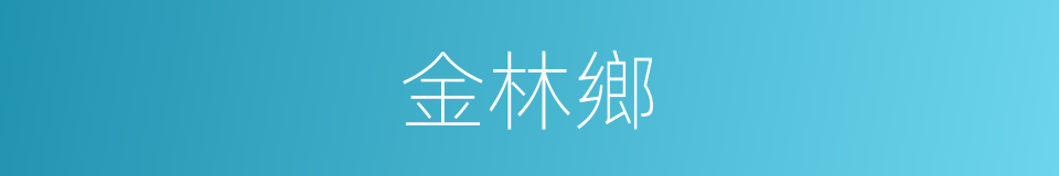 金林鄉的同義詞