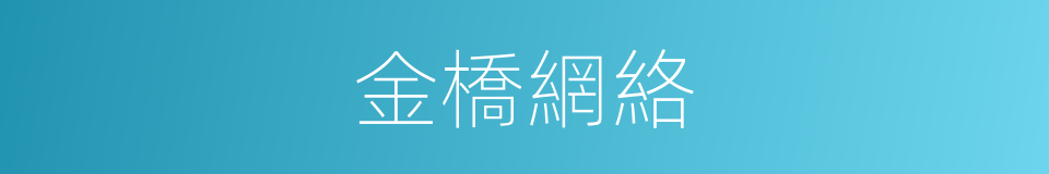 金橋網絡的同義詞
