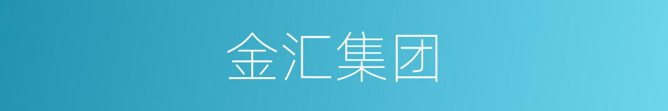 金汇集团的同义词