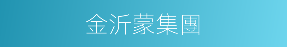 金沂蒙集團的同義詞