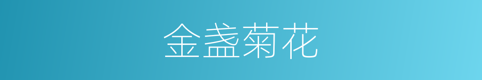 金盏菊花的同义词