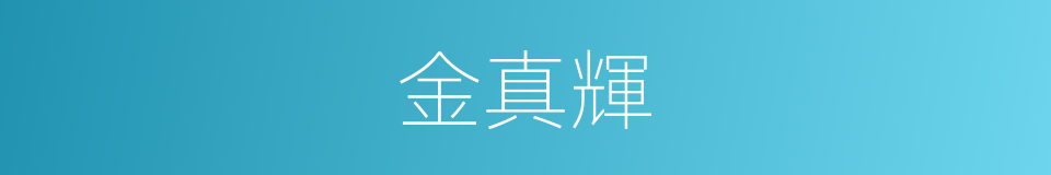 金真輝的同義詞