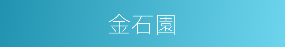 金石園的同義詞