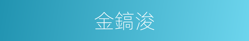 金鎬浚的同義詞