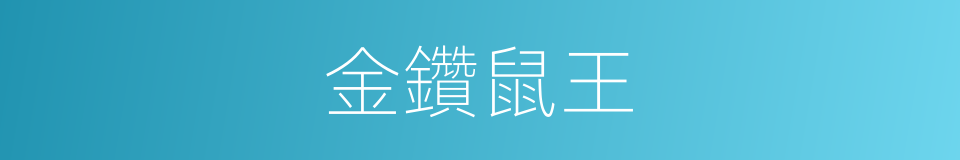 金鑽鼠王的同義詞
