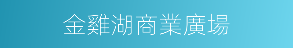 金雞湖商業廣場的同義詞