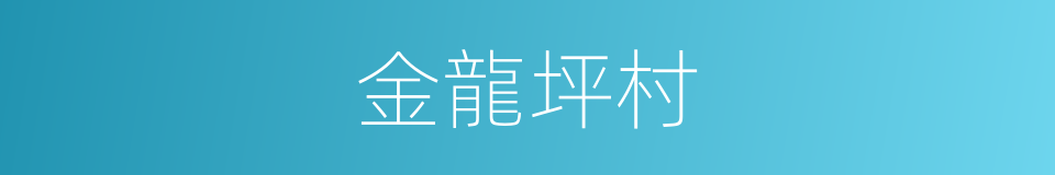 金龍坪村的同義詞