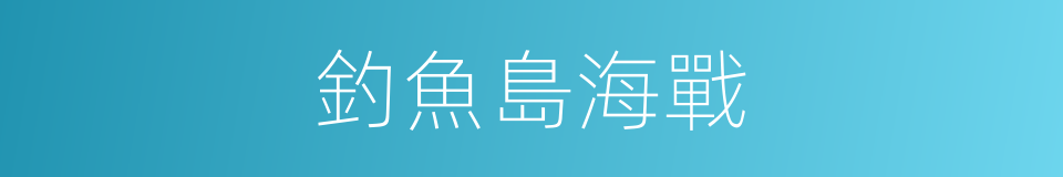 釣魚島海戰的同義詞