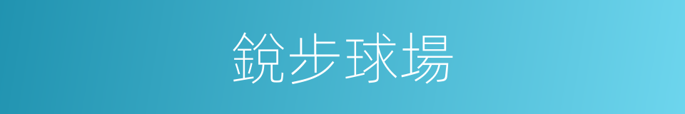銳步球場的同義詞