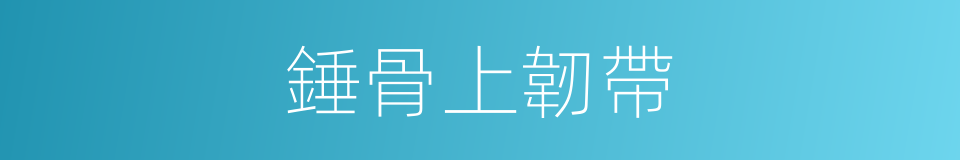 錘骨上韌帶的同義詞