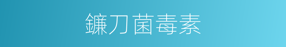 鐮刀菌毒素的同義詞