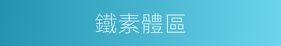 鐵素體區的同義詞