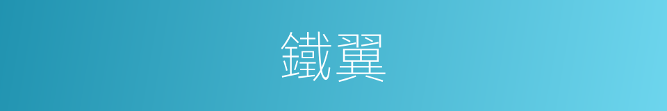 鐵翼的意思