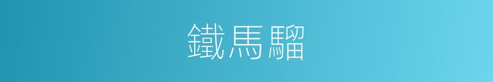 鐵馬騮的同義詞