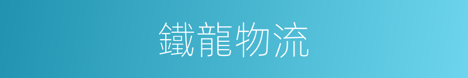 鐵龍物流的同義詞