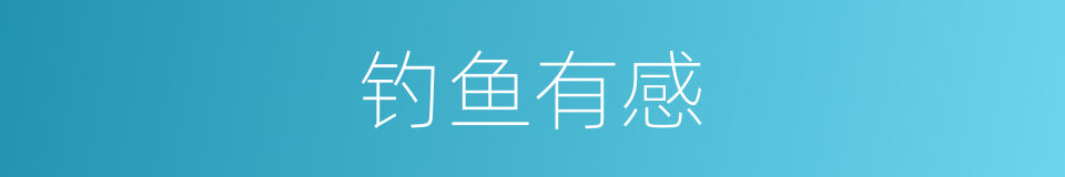 钓鱼有感的同义词