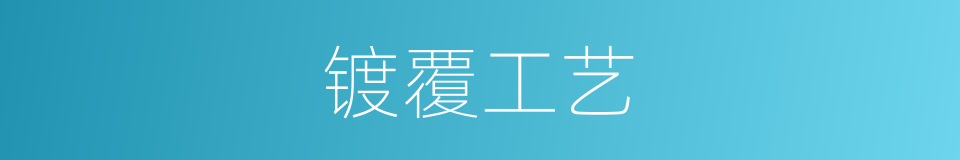 镀覆工艺的同义词