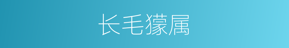 长毛獴属的同义词