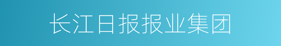 长江日报报业集团的同义词
