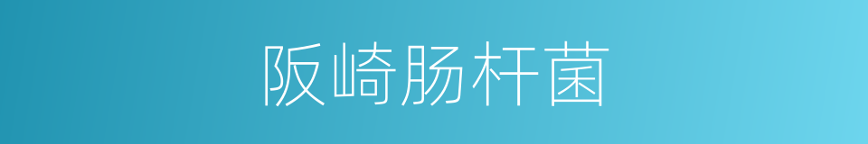 阪崎肠杆菌的同義詞