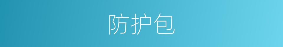 防护包的同义词