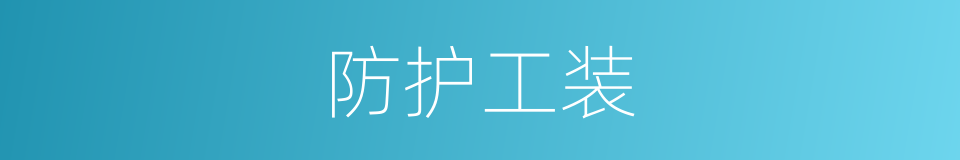防护工装的同义词
