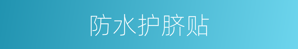 防水护脐贴的同义词