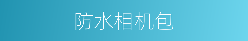 防水相机包的同义词